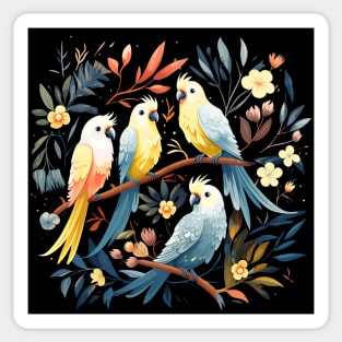 Cockatiel & Friends Sticker